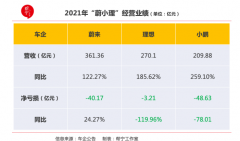 2号站小鹏增长快、理想亏得少、蔚来营收多，“